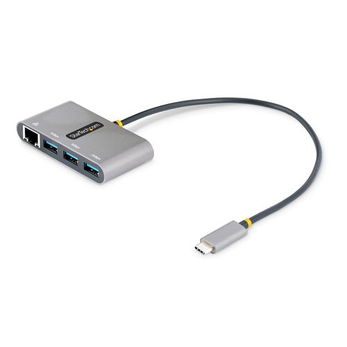 Hub USB-C de 4 Puertos - 1 Puerto USB-A - Concentrador de 3 Puertos USB  Tipo C - USB 3.1 de 10Gbps - Ladrón USB Tipo C con Cable