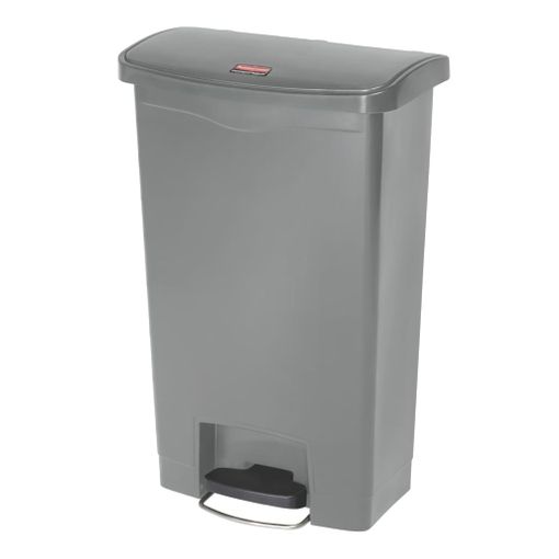 Cubo de basura inteligente - Cubo de Basura, 42x30x81cm, color gris,  851-018 HOMCOM, Plata