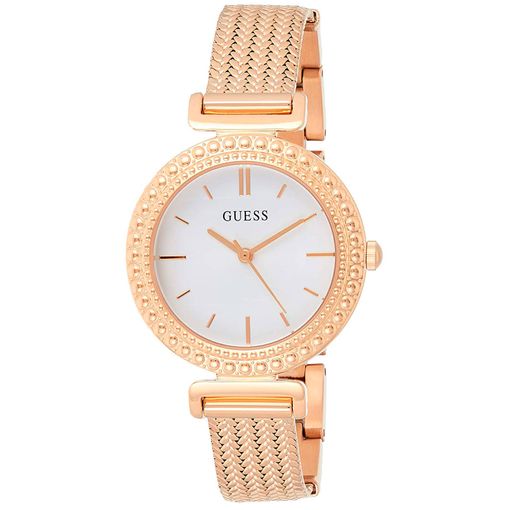 Guess Relojes GUESS Reloj para mujer oro rosa y blanco, Moderno