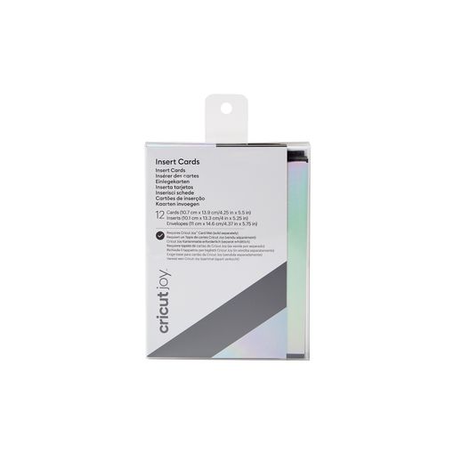Cricut Joy™ Insert Cards, Gray/Silver Holographic 4.25 x 5.5