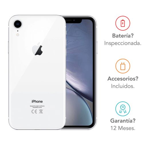 iPhone XR Reacondicionado Blanco 128 GB – AlexPhone