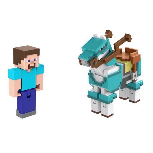 Minecraft - Steve Y Su Caballo De Diamantes - De Mattel Ofertas en Carrefour | Ofertas Carrefour Online