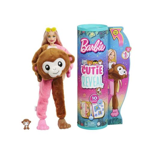 Barbie Cutie Reveal Camisetas Cozy Oveja Disfraz revela una muñeca  articulada con mascota y accesorios sorpresa de moda, juguete +3 años  (Mattel