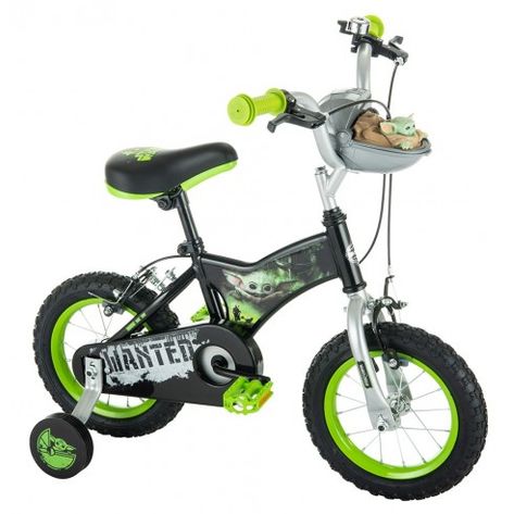 Bicicleta Infantil Para Niñas Y Niños Star Wars 12 Pulgadas De 3 A 5 Años  Color Negro Con Ruedines Y Decoración Delantera con Ofertas en Carrefour
