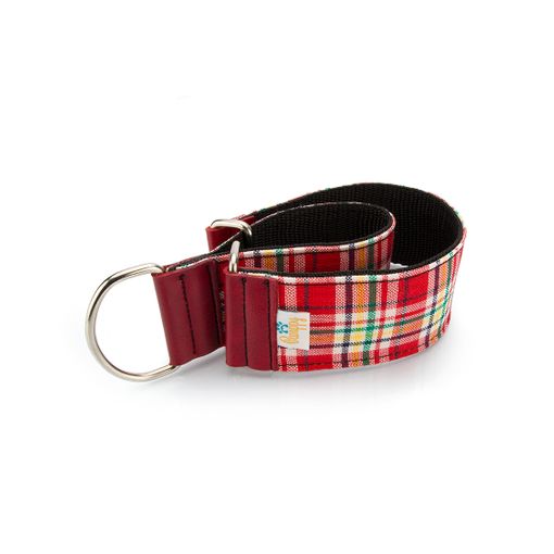 Collar Para Galgo Speedy Tartán Rojo Pamppy 30 Cm