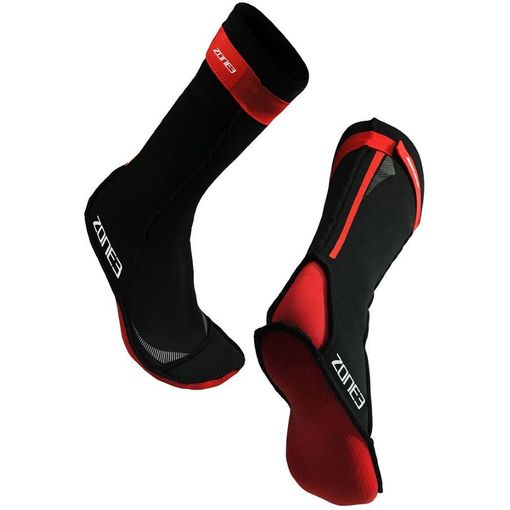 Zone3 Calcetines De Neopreno Swim Socks Negro/rojo con Ofertas en Carrefour