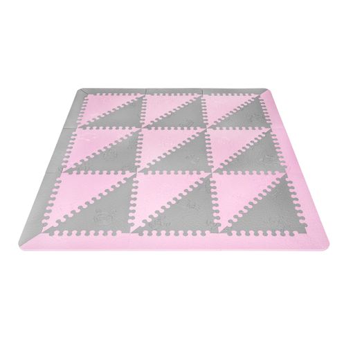 Lubabymats - Alfombra Puzzle Infantil Para Bebés De Foam (eva), Suelo Extra  Acolchado. Medida: 161x161 Cm. Color Rosa Y Gris con Ofertas en Carrefour