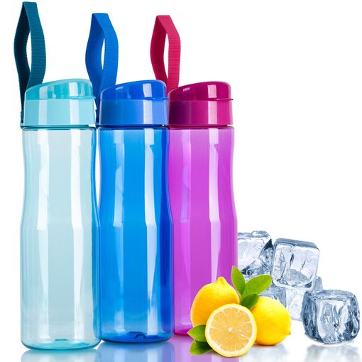 Botellas de agua deportivas para mujer, botella de agua de plástico de  verano con filtro, 60.9 fl oz/60 onzas, botellas deportivas de gran  capacidad