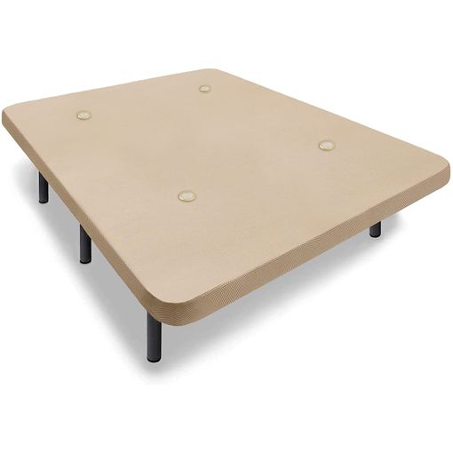 Somier 120x180 Cm Tubo Acerado 40x30 Mm Láminas Anchas Con Sistema  Anti-ruido. Patas Cilíndricas De 32 Cm. con Ofertas en Carrefour