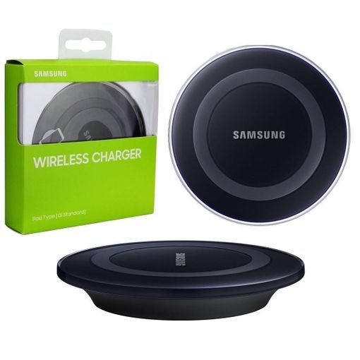 Cargador Inalambrico Samsung Qi Original ( Ep-pg920ib Negro ) S6 S7 S8 S9  Edge Plus Note 8 Galaxy Gear con Ofertas en Carrefour