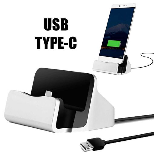 Estacion Base De Carga Y Datos Universal, Usb Tipo C Para Moviles