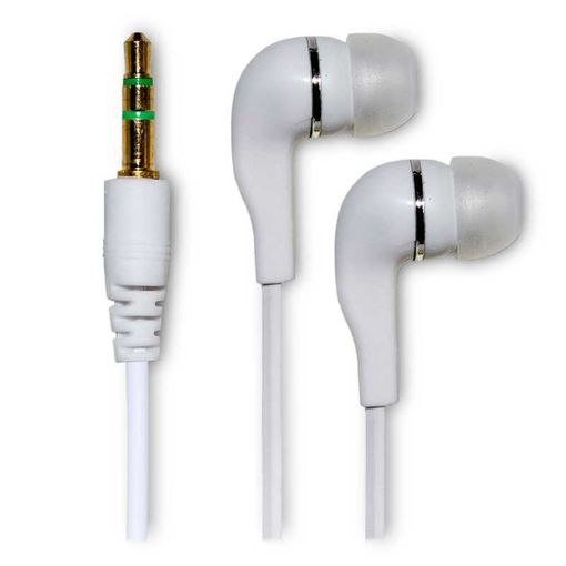 Auriculares De Silicona Jack 3,5 Cascos Audio Blanco Universal con Ofertas  en Carrefour