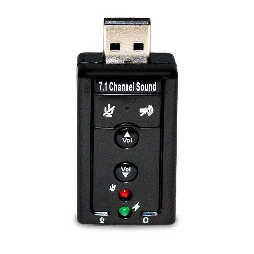 Tarjeta De Sonido Usb 7.1 Para Pc O Laptop Virtual Dj 3d