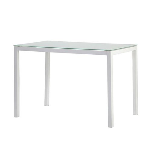 Mesa Cocina Vidrio Modelo Tibia 110 X 70 X 75 - Blanco con Ofertas en  Carrefour