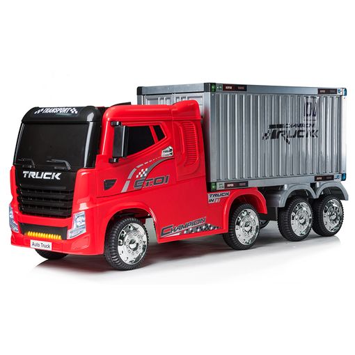Camión Eléctrico Para Niños Bc Truck Con Remolque De Carga, 4 Motores Y  Mando / Coche De Batería (12v) Para Niños-rojo con Ofertas en Carrefour