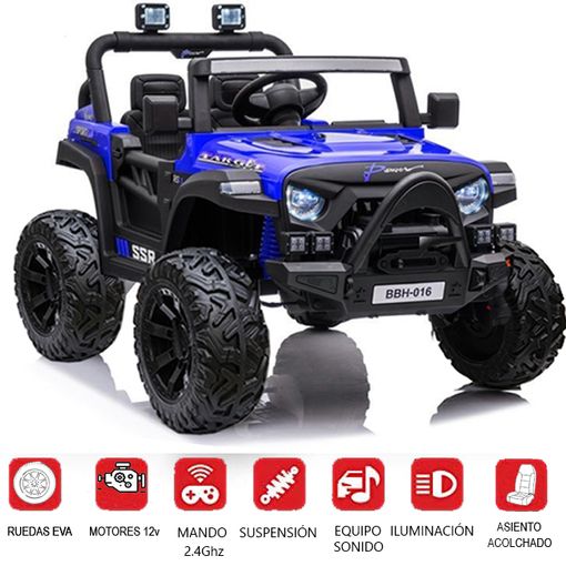 Ataa Bigfoot 4x4 Blanco - Coche Eléctrico Infantil Para Niños Batería 12v  Con Mando Control Remoto con Ofertas en Carrefour