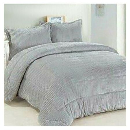 Colcha Edredón Invierno + Cojines Terciopelo Sándalo Beige Cama 90cm  180x260cm Donegal Collections con Ofertas en Carrefour