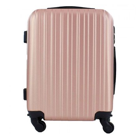 Maleta Grande 65x40x25cm 60 Litros 4 Ruedas 360º Equipaje De Viaje Oro con  Ofertas en Carrefour