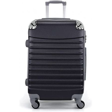 Maleta Mediana Equipaje para Viajar en avión 4 Ruedas giratorias 360º Color  Azul 66x41x25cm