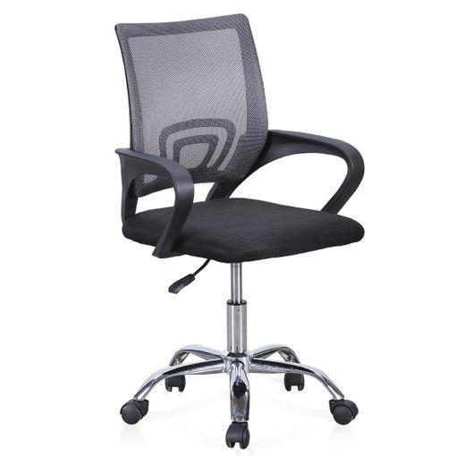 Silla Escritorio Juvenil Vera, Silla Con Asiento Regulable Con Respaldo En  Tejido 3d En Gris con Ofertas en Carrefour