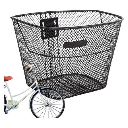Cesta para bicicleta, cesta delantera para bicicleta, cesta para mascotas,  estante de carga para bicicleta delantera y trasera para 245 cm x 225 cm  Zulema Cesta para bicicleta