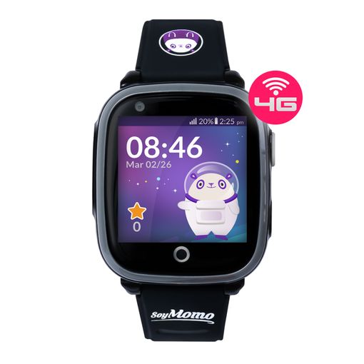 Soymomo Space 4g Reloj Gps Para Niños 4g - Smartwatch Para Niños 4g Con Cámara (negro) con Ofertas en Carrefour | Ofertas Carrefour Online