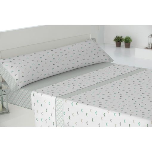 Juego De Sábanas Invierno Coralina Lisa Gris Cama 90cm Donegal con Ofertas  en Carrefour