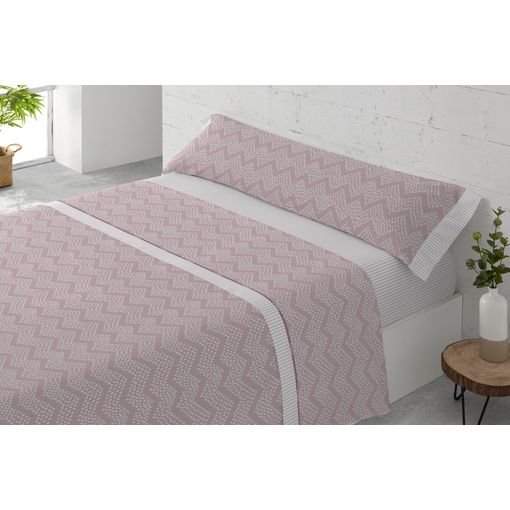 Juego Sábanas Tres Piezas Paduana Miro Cama 90 Nude