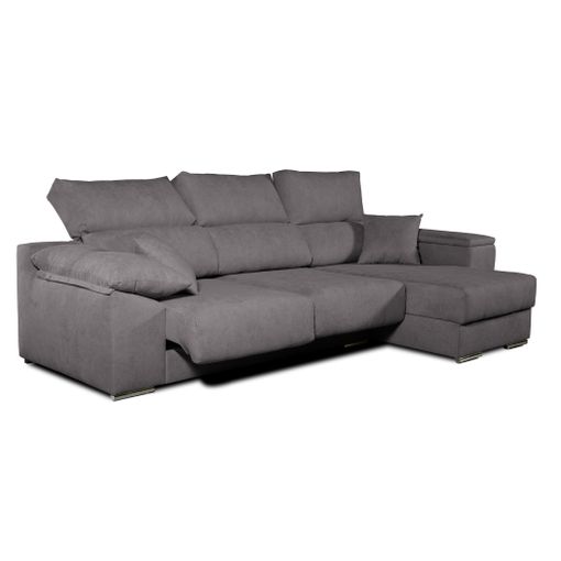 Sofa Chaise Longue Sjorn Izquierda Mostaza Tejido Con Sistema Acualine 4  Plazas 270x191 Cm Tanuk con Ofertas en Carrefour