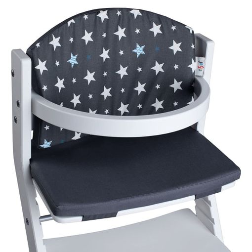 Tissi Cojín De Asiento Para Trona Estrellas Gris Antracita Tissi