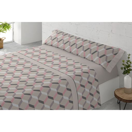 Juego Sábanas Franela Tres Piezas Paduana Berlin Cama 90 Beige con Ofertas  en Carrefour