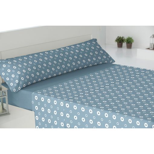 Manta Reversible 1 Piezas Cama 135 cm TEX HOME Gris