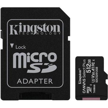 modo Pintura Administración Mem Micro Sdxc 512gb Kingston Canvas Select+adapt con Ofertas en Carrefour  | Las mejores ofertas de Carrefour