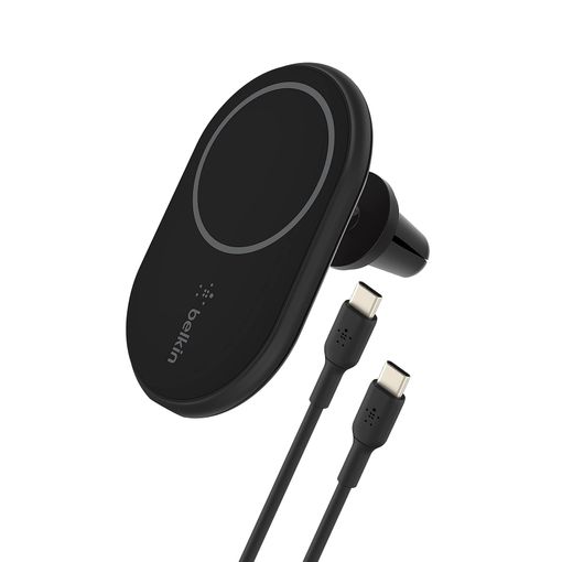 Cargador De Coche Rejilla Ventilación Belkin Magsafe 10w + Cable Usb-c  Negro con Ofertas en Carrefour