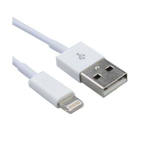 Cable Usb Lightning Blanc Synchronisation Ipad Mini Iphone 5 Ipod Touch 5g  Nano Yonis à Prix Carrefour