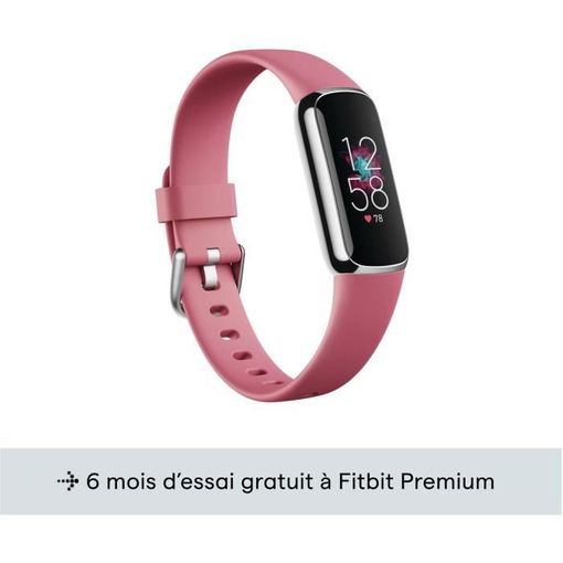 Reloj Fitbit - Orquídea Lujo - Acero Inoxidable Platino con