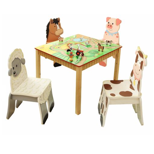 Campos de fantasía - Muebles para niños de mesa y sillas de