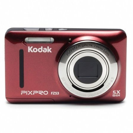 Kodak Cámara Digital Pixpro Fz53 Roja - 16mpx con Ofertas en