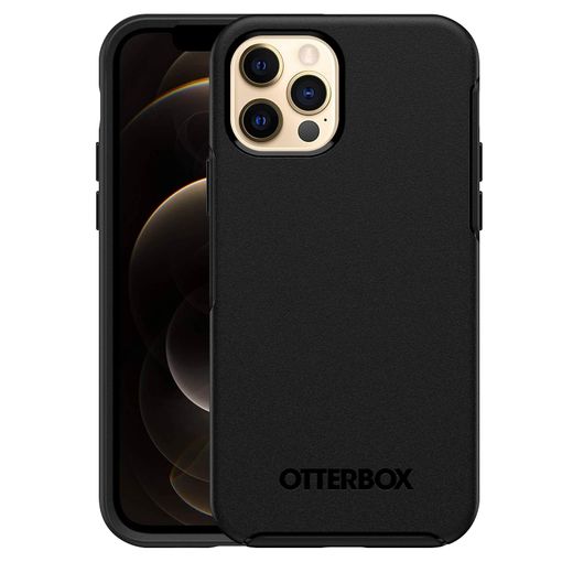 Funda para móvil - Funda protectora robusta protección integral de 360° con  protección de la pantalla en exteriores CADORABO, Apple, iPhone 12, NEGRO