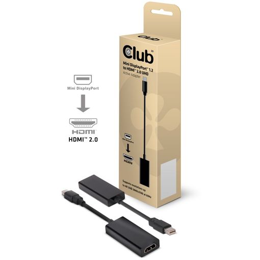 Club3d - Mini Displayport™ 1.2 To Hdmi™ 2.0 Uhd Active Adapter con Ofertas  en Carrefour