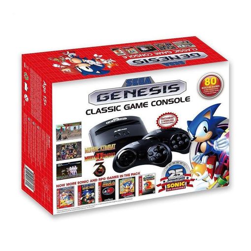 Consola Retro Sega Mega Drive Wireless Ed Sonic 25th Ann (80 con Ofertas en  Carrefour