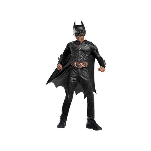 Disfraz Batman Black Line Deluxe Para Niño, Con Pecho Musculoso De Lujo  Oficial De La Película The Batman En Color Negro, Logo Con Efecto  Lenticular Y Cubrebotas, Capa Y Máscara con Ofertas