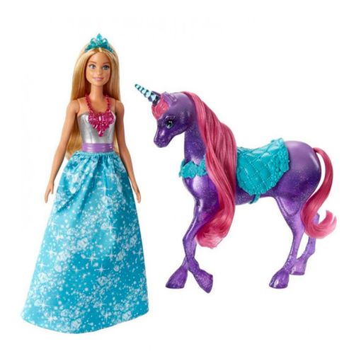 Muñeca Barbie Dreamtopia Mattel Con Unicornio +3a con Ofertas en Carrefour