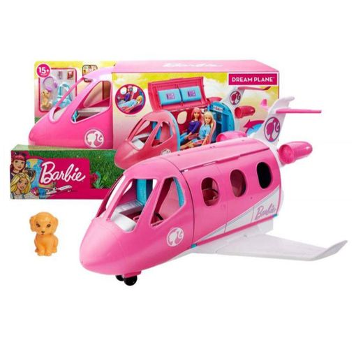 Barbie Avión de tus sueños, avión de juguete con accesorios para muñecas  (Mattel GDG76), para Niñas