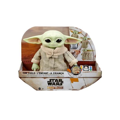 Peluche Star Wars Baby Yoda The Mandalorian 28 Cm con Ofertas en Carrefour