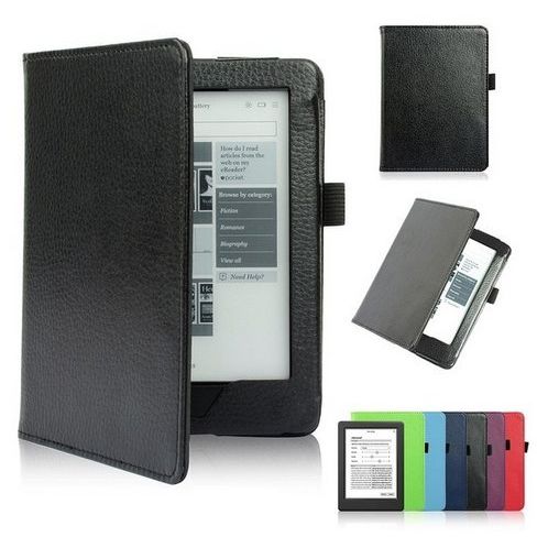 Funda de Piel para Libro electrónico eReader eBook de 6 Pulgadas