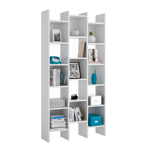 Estanteria Moderna Blanca 96 X 29 X 192 Cm con Ofertas en Carrefour