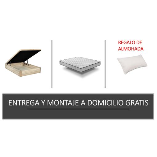 Canapé Abatible De Madera Blanco 135x200 Cm con Ofertas en Carrefour