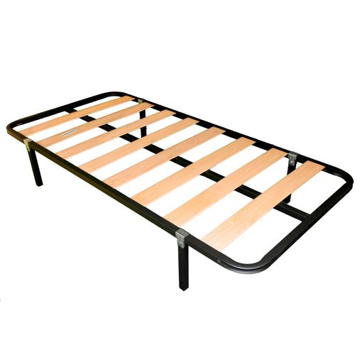 Somier 90x190 Cm De Tubo Acerado 30x30 Mm Con Refuerzo Central Láminas De  Chopo Y Pintura Metalizada + 4 Patas Cuadradas con Ofertas en Carrefour