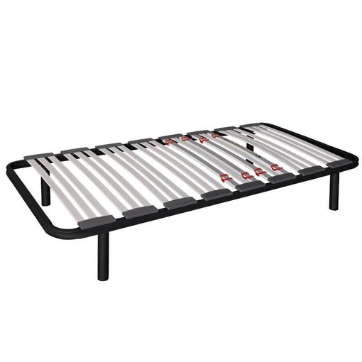 Somier 90x190 Cm Multiláminas Con Reguladores Lumbares Tubo Acerado 40x30  Mm Láminas De Haya Antideslizantes. Patas No Incluidas. con Ofertas en  Carrefour